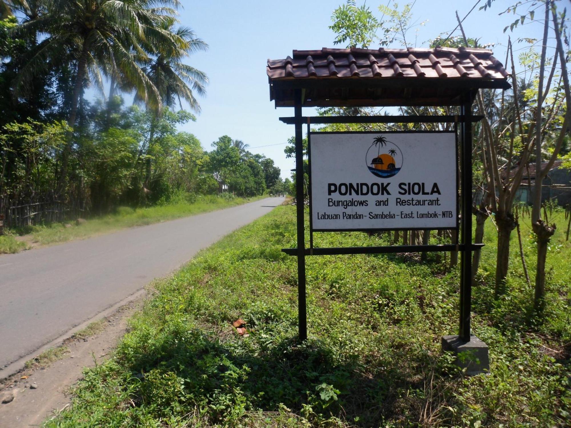 Pondok Siola Labuhan Pandan Exterior foto